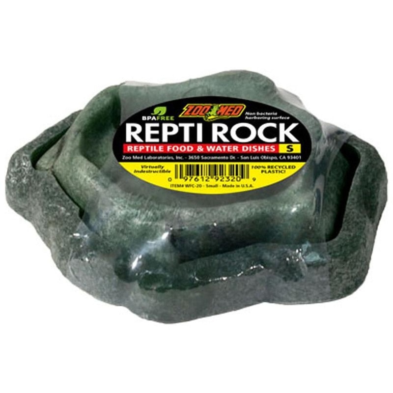 REPTI ROCK FOOD AND WATER DISH COMBO SM