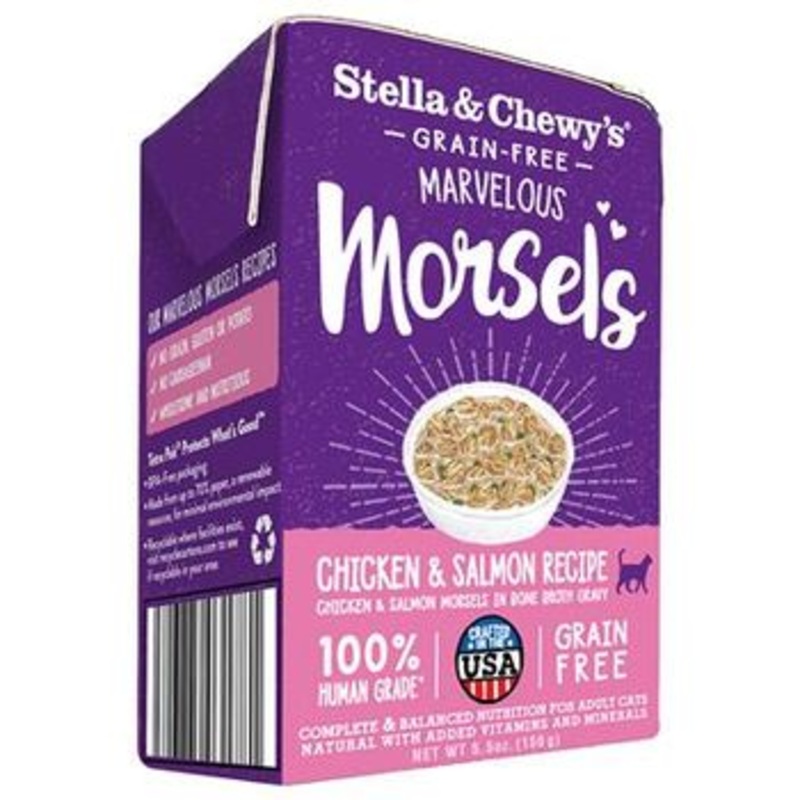 Stella & Chewy’s 5.5 oz Marvelous Morsels Chicken & Salmon Cat Food