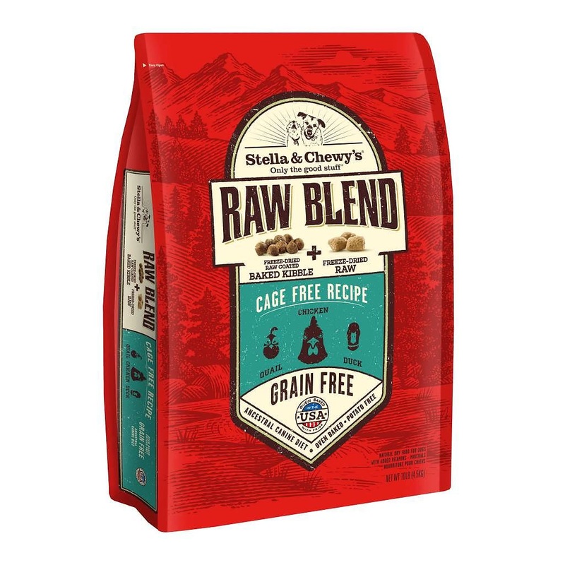 Stella & Chewy’s Cage-Free Poultry Grain-Free Freeze-Dried Raw Blend Coated Baked Kibble Dog Food 3.5Lb