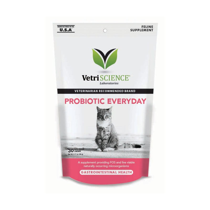 Vetri-Science Laboratories Probiotic Everyday Cat Chews 60 Count