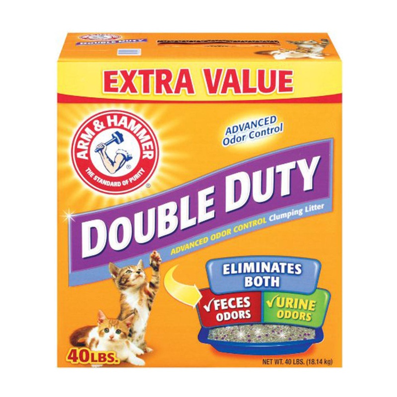 Arm & Hammer Double Duty Clumping Cat Litter 40 Lbs