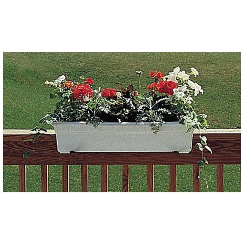 COUNTRYSIDE FLOWERBOX 18 INCH WHITE