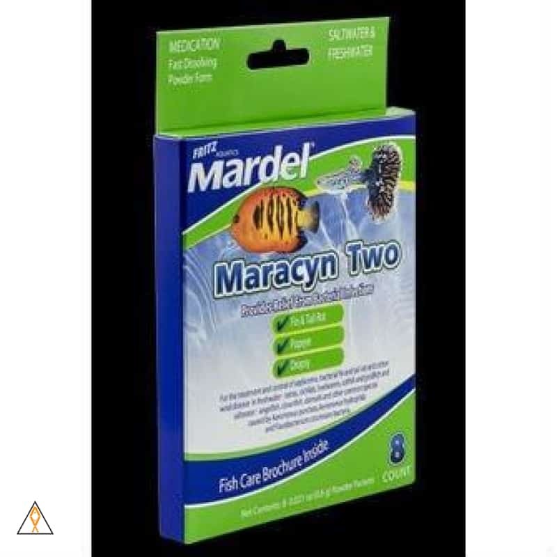 Mardel Maracyn Two Bacterial Medication – Fritz Aquatics 8 x 0.6g packets