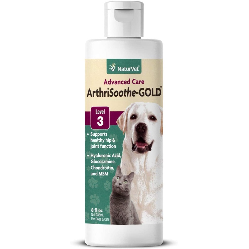NaturVet ArthriSoothe-GOLD Advanced Care Liquid level 3 8floz