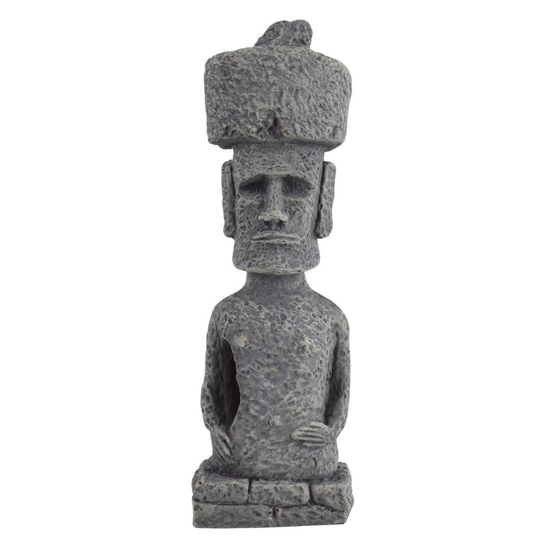 Ornament Stone Moai Pukao