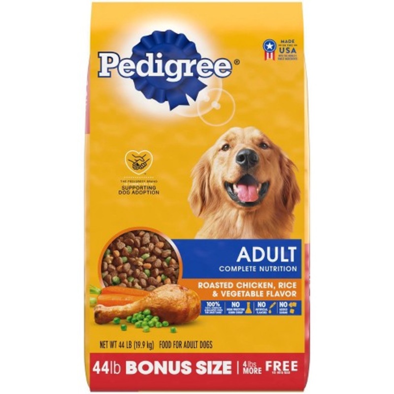 Pedigree Chicken and Rice Dry Dog Food (Does not ship – Local delivery only) 44-lb