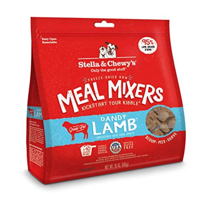Stella & Chewy’s Meal Mixers Dandy Lamb Freeze-Dried Dog Food 18 oz. LOWEST PRICE (S-SC4)