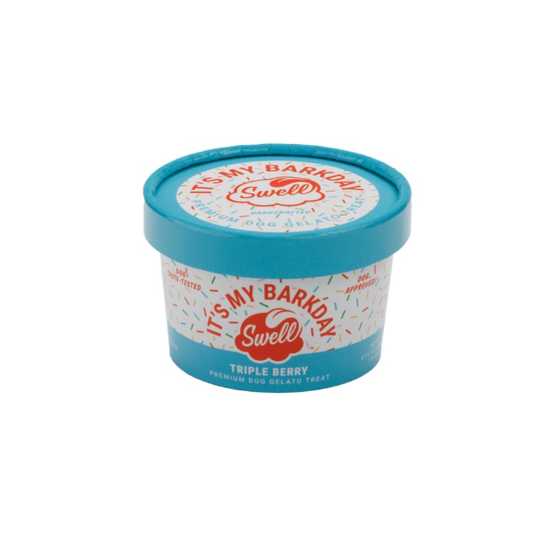 Swell It’s My Barkday Triple Berry Frozen Gelato Dog Treat 4.5 oz