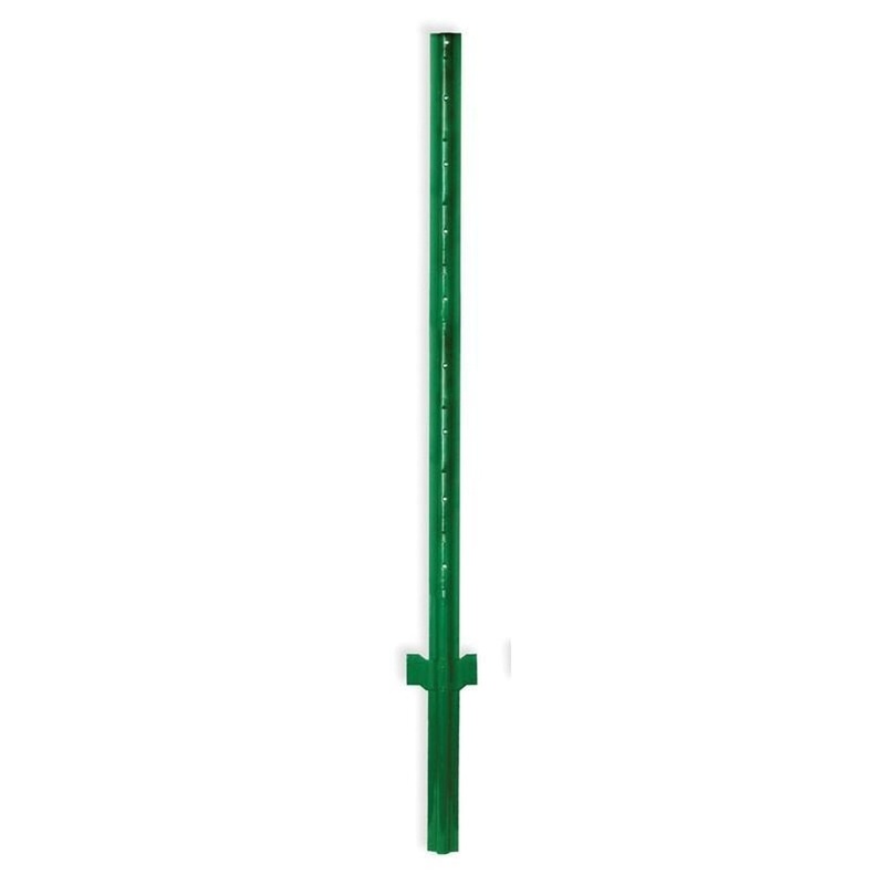 Garden Zone Heavy Duty Green Fence U-Post 6 FOOT GREEN