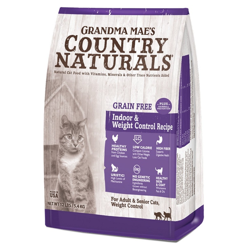 Grandma Mae’s Grain Free Indoor & Weight Control Cat Food 12lb