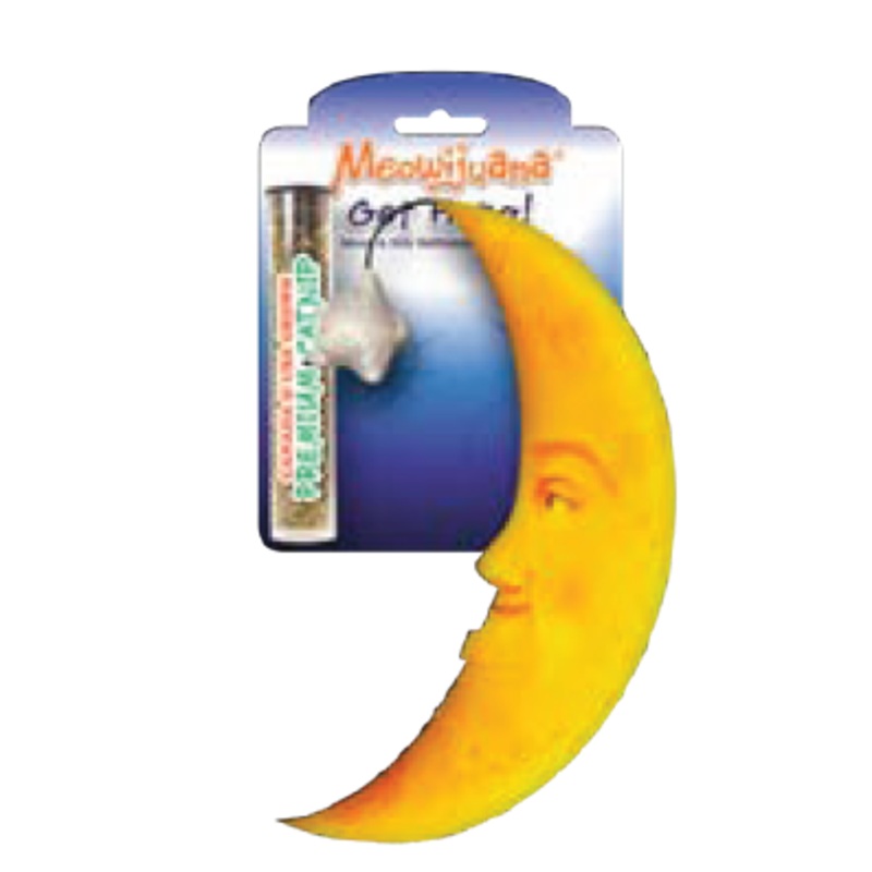Meowijuana Get Hung! Refillable Moon & Stars Cat Toy (1 Count)