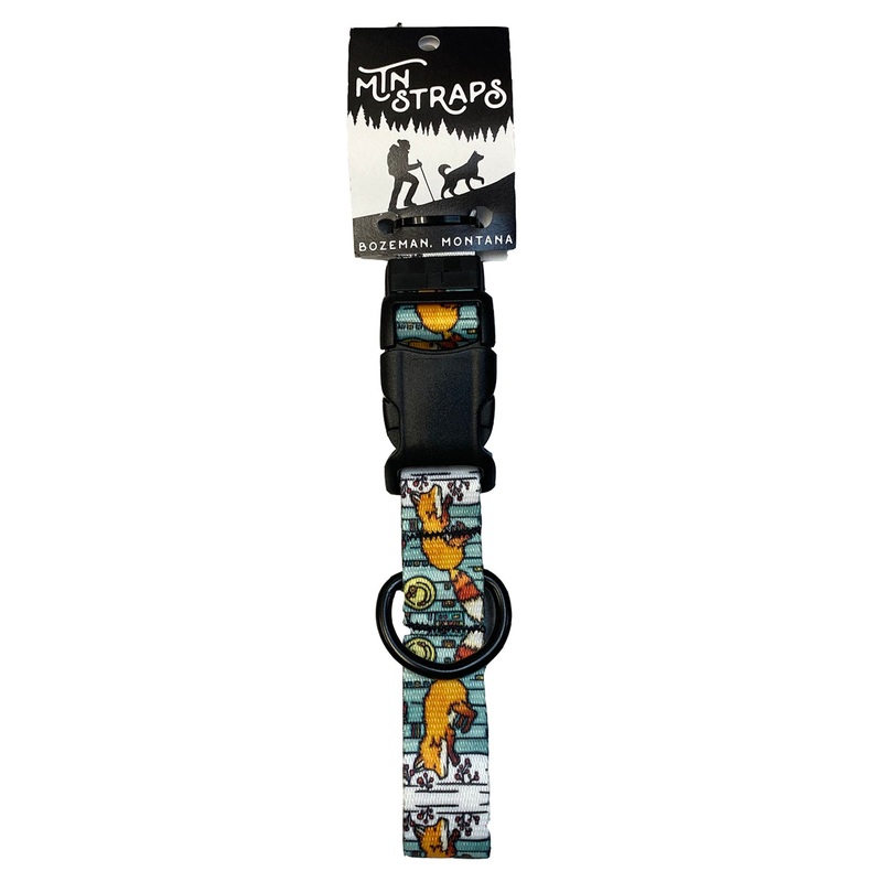 MTN Straps Fox Dog Collar Medium 12″-18″