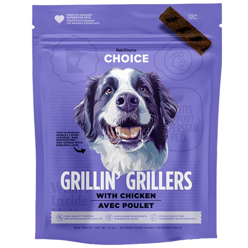Nutrisource Choice Grilling Grillers Chicken 12oz