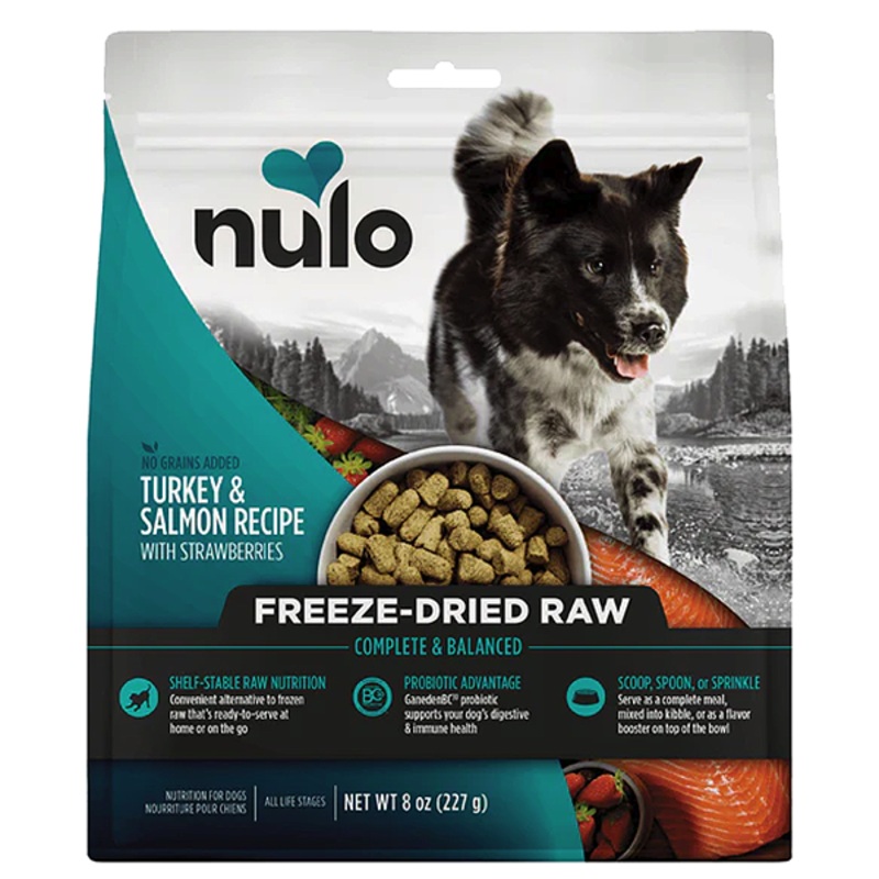 Salmon & Turkey Recipe with Strawberries Freeze-Dried Raw Grain-Free Dog Food 18oz