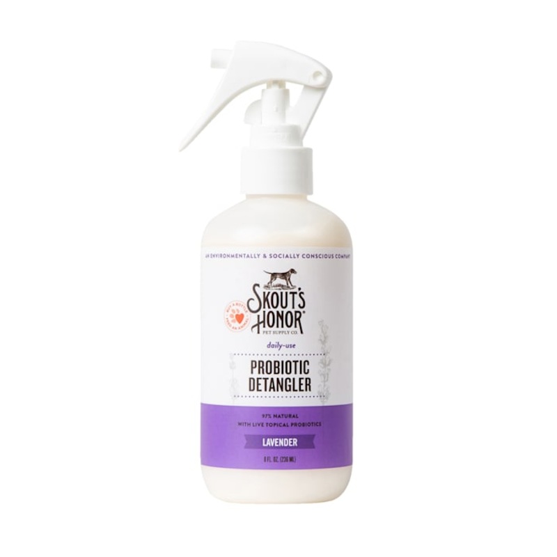 Skout’s Honor Probiotic Daily Use Detangler for Dogs 8oz Lavender