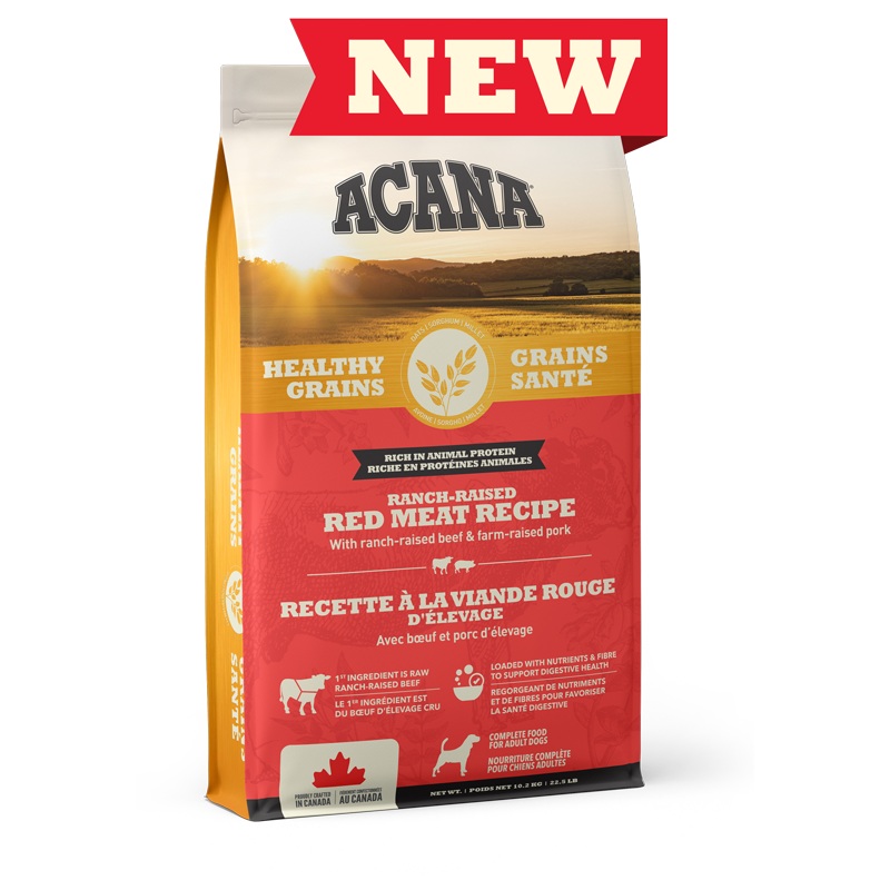 Acana Healthy Grains Ranch-Raised Red Meat Recipe 1.8kg