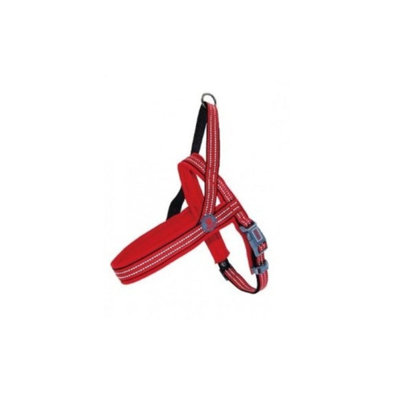 Doco Vario Neoprene Harness Reflective (DCV201)[Color – Red, Size – XS/S]