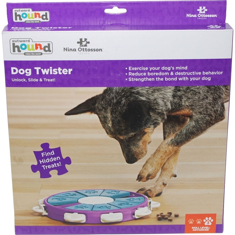 DOG PUZZLE TWISTER LEVEL 3 PURPLE