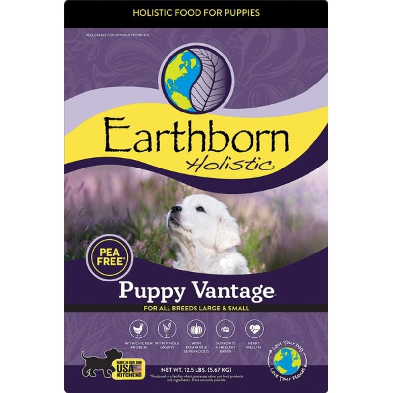 Earthborn Holistic Pea-Free Dry Dog Food Adult Vantage 4 lb