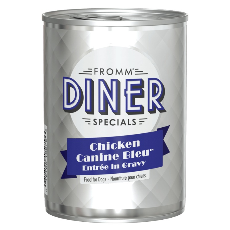 Fromm Diner Specials Chicken Canine Bleu Entree in Gravy Wet Dog Food 12.5 oz