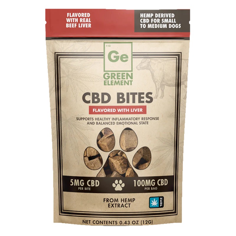 Green Element CBD Liver Bites -5mg (20 Bites)
