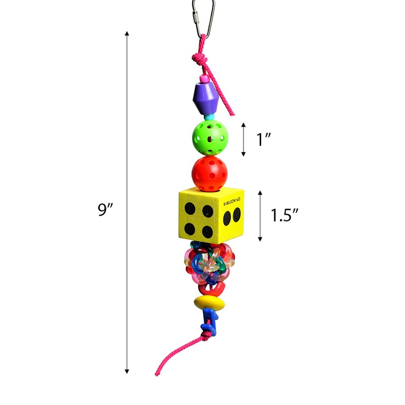 Happy Beaks JB’s Dice Bird Toy