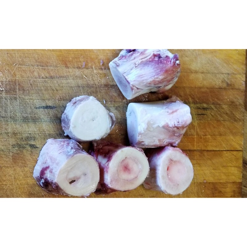 Naturally Wild Pet Treats Frozen Bison Marrow Bone 1″ Dog Treats 9Pk