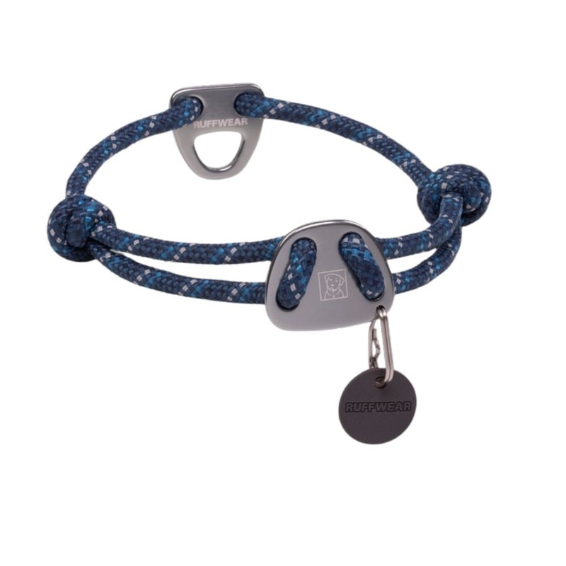 RuffWear Knot-a-Collar Rope Dog Collar 20-26″ Blue Moon