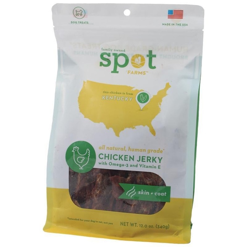 SPOT FARMS CHICKEN JERKY SKIN & COAT Chicken