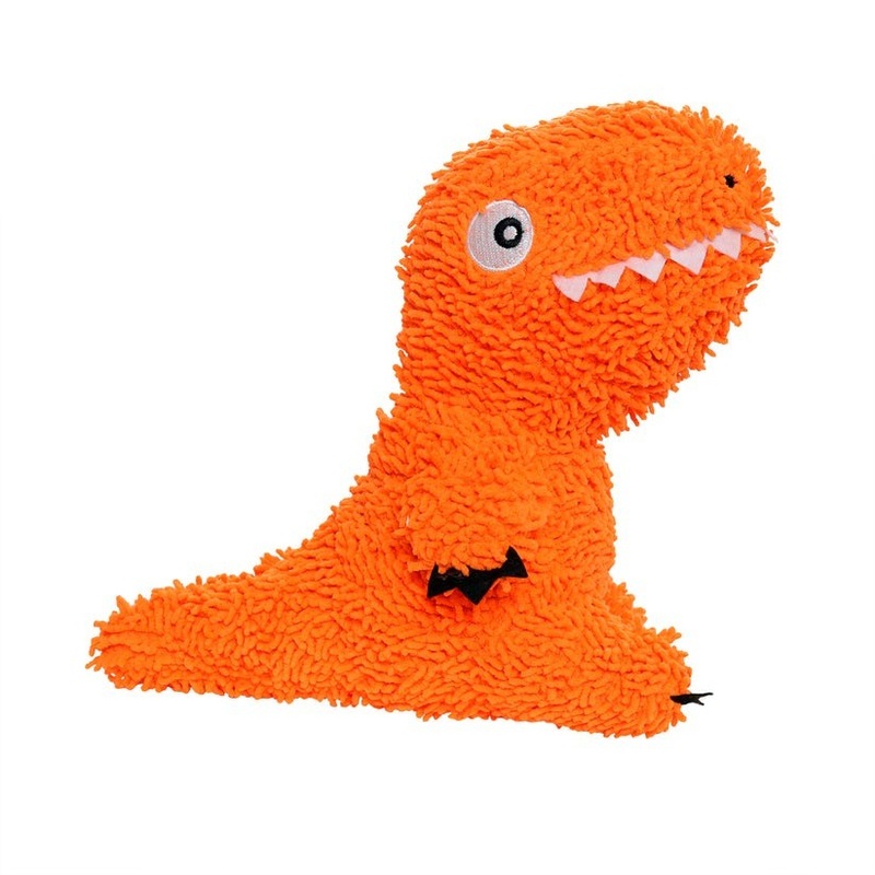 Tuffy’s Mighty Microfibre Ball T-Rex Plush Dog Squeaker Toy