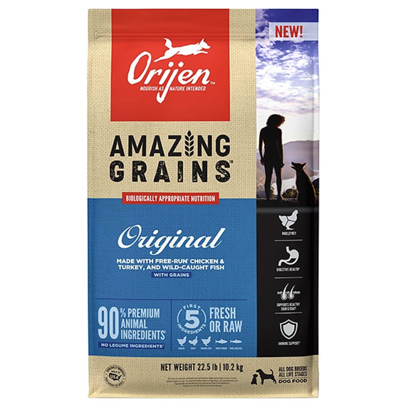 Amazing Grains Original Recipe Dry Dog Food 22.5 Pounds