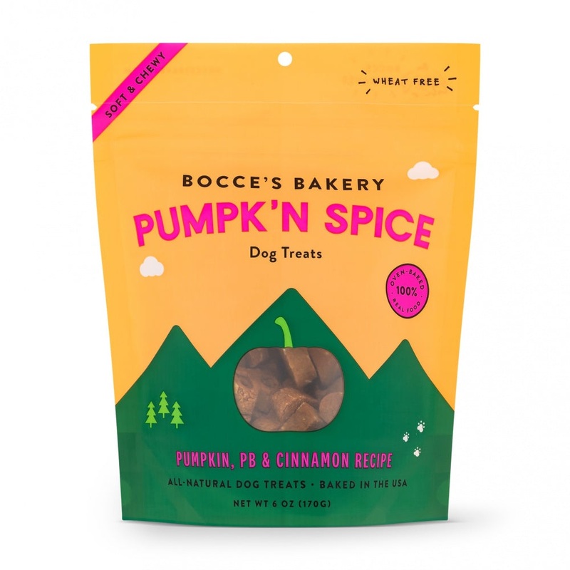 Bocce’s Bakery Pumpk’n Spice Soft & ChewyDog Treats
