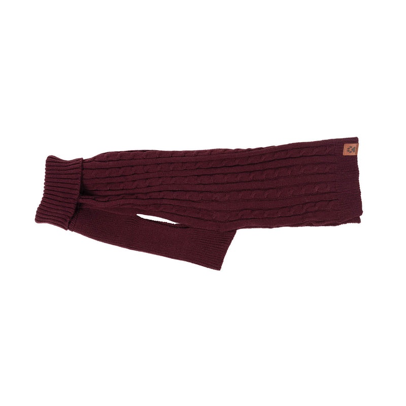 Brentwood Cable Knit Sweater (Wine Tasting, M-XL) | Shedrow K9 M
