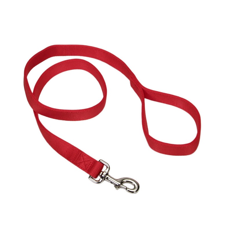 Coastal Pet Coastal Double-Ply Dog Leash 1″ x 6′ Red