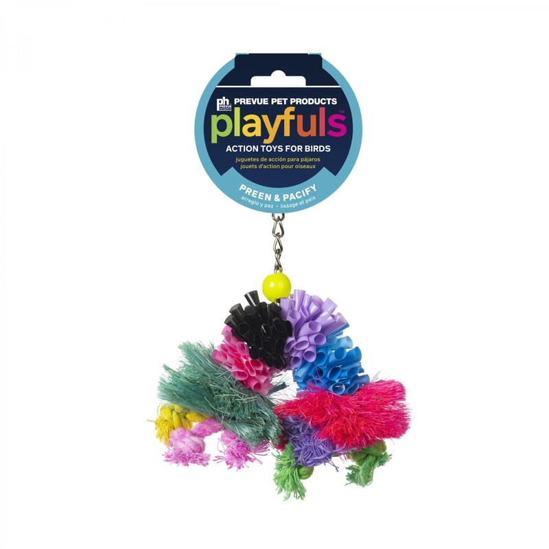 Prevue Pet Playfuls Over The Rainbow Bird Toy