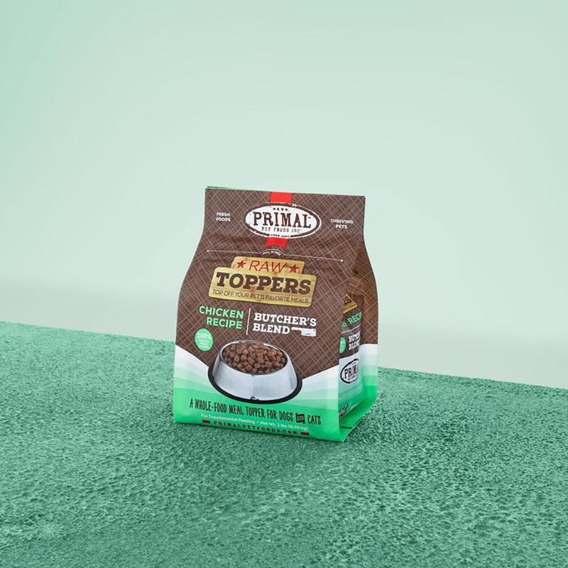 Primal Butcher’s Blend Raw Toppers Chicken Formula Cat & Dog Food 2lb