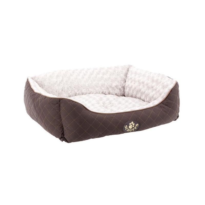 Scruffs Wilton Box Dog Bed – Black Medium