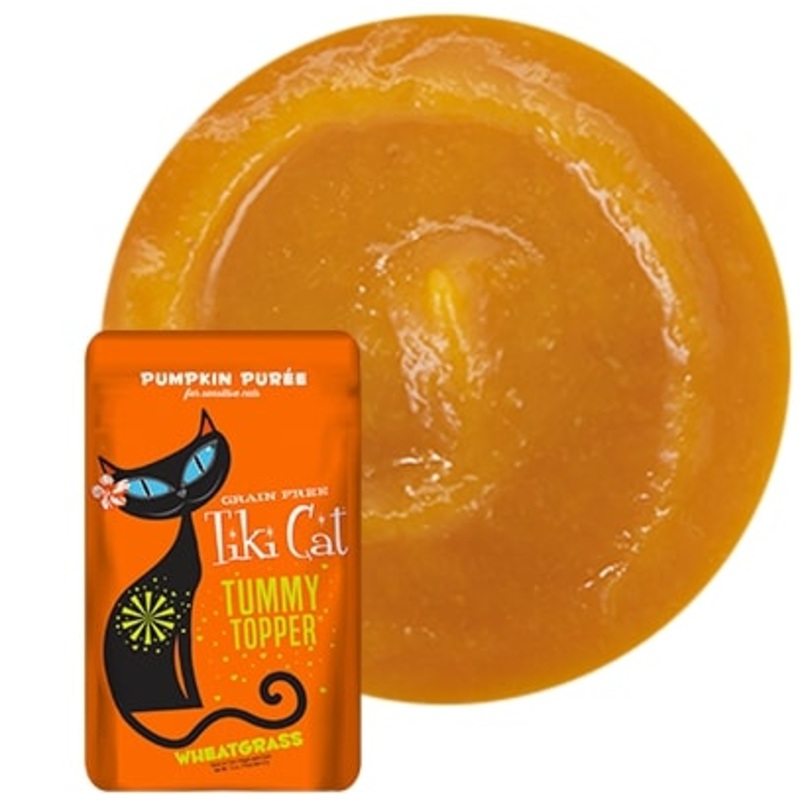 Tiki Cat Tummy Topper (Wet) – Pumpkin Puree & Wheatgrass 1.5oz