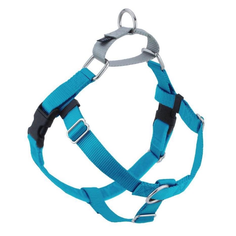 2 Hounds Freedom No-Pull Harness – Turquoise 5/8″ XSmall (14″-20″)