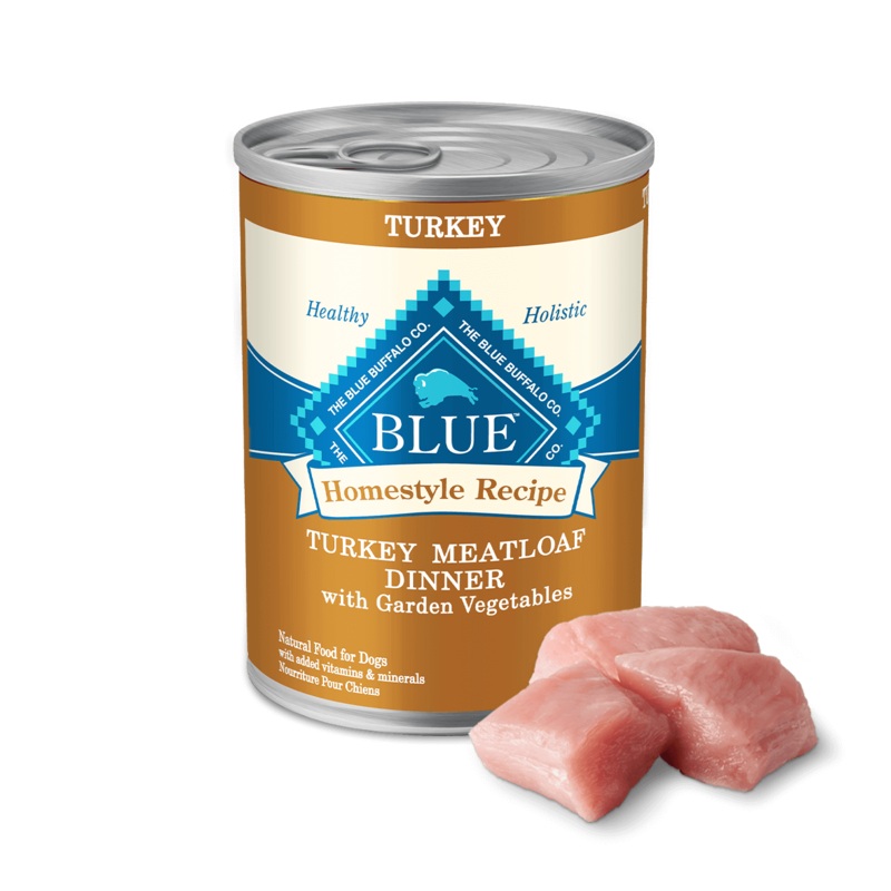 Blue Buffalo Homestyle Recipe Turkey Dinner Wet Dog Food 12.5-oz. Single Can
