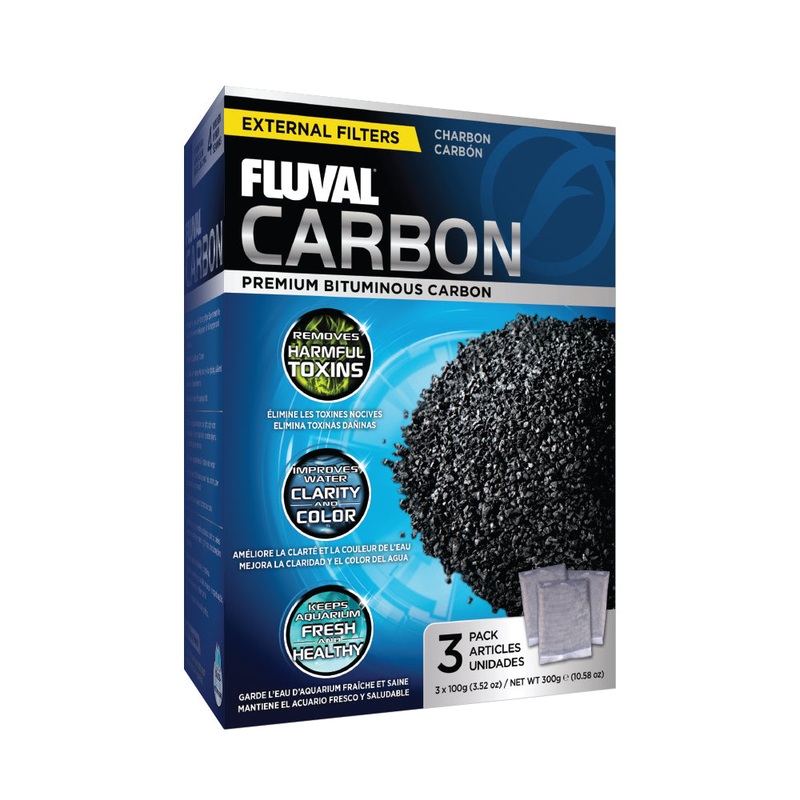 Fluval Carbon Carbon 3 x 100G/3.5oz