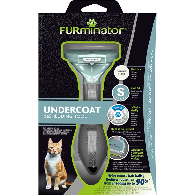 FURMINATOR CAT UNDERCOAT DESHEDDING TOOL SMALL SHORT HAIR