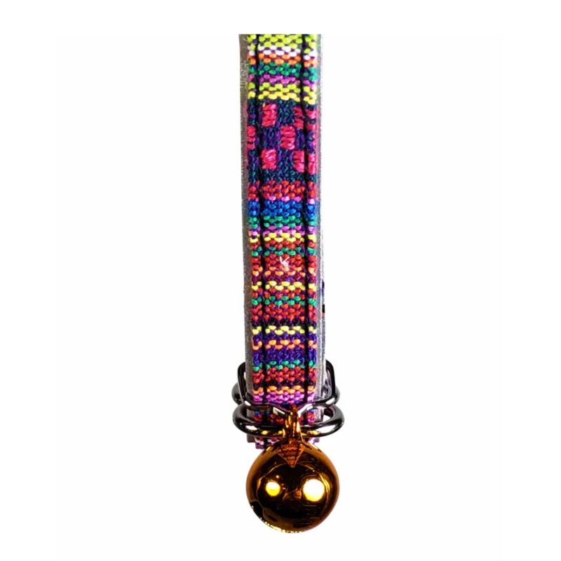 Goli Design Polyester Tapestri Summer Reflective Cat Collar 7.25″