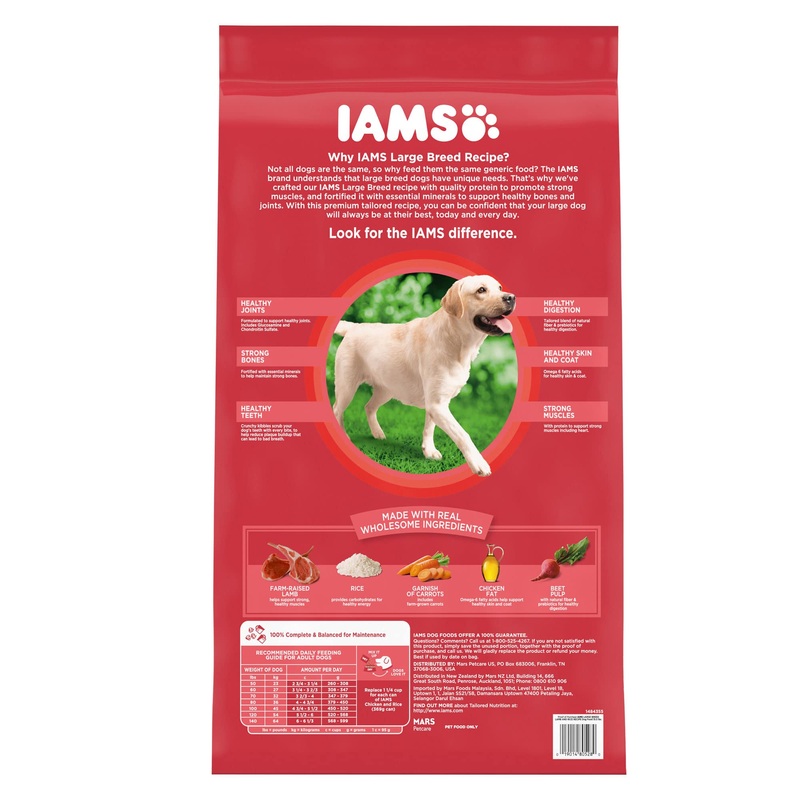 IAMS ADULT LARGE BREED LAMB & RICE