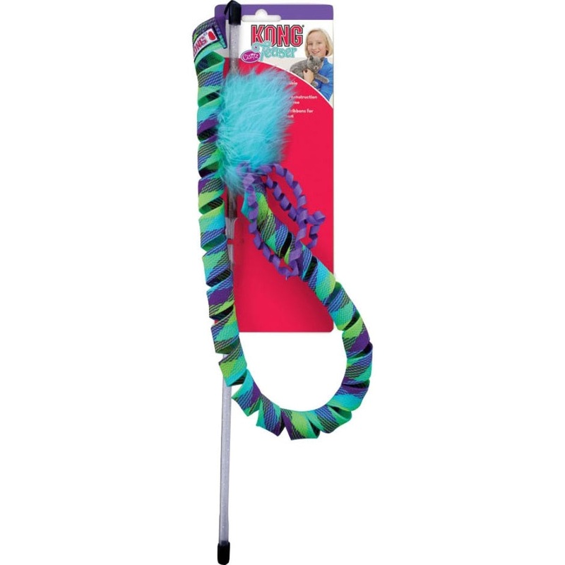 KONG CURLZ TEASER WAND BLUE