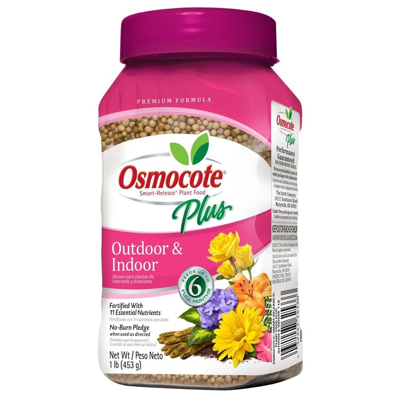 Scotts Osmocote Smart-Release Plant Food Plus Outdoor & Indoor, Plant Fertilizer, 2 Lbs. 2 lbs