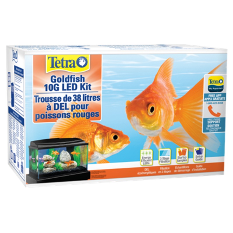 Tetra Goldfish LED Aquarium Kit 10 Gallon