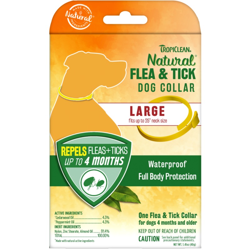 TropiClean Natural Flea & Tick Repellent Collar Small/Medium Dogs