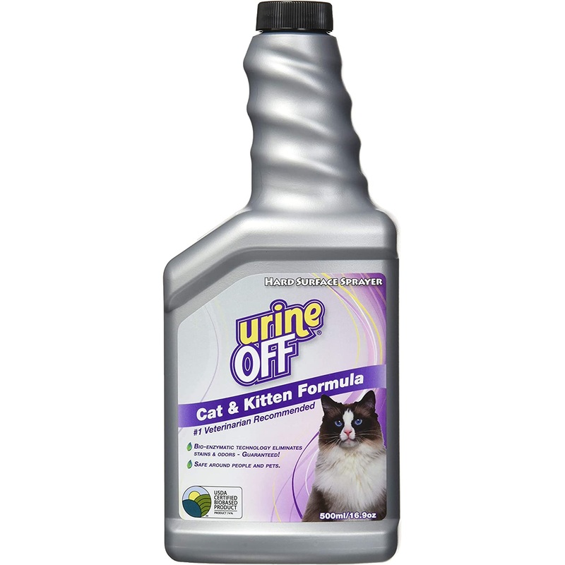 Urine Off Odor & Stain Remover Spray for Cats & Kittens 500 mL