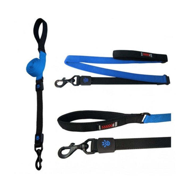 DOCO 4ft Shock Absorbing BUNGEE Leash – Large (DCB1148)[Color – Blue, Size – L]